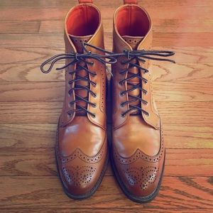 Allen Edmonds wingtip dress boots